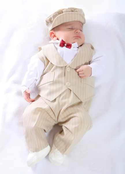 Portrait of a newborn baby boy — Stock Photo, Image