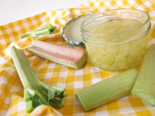 Rhubarb jam — Stock Photo, Image