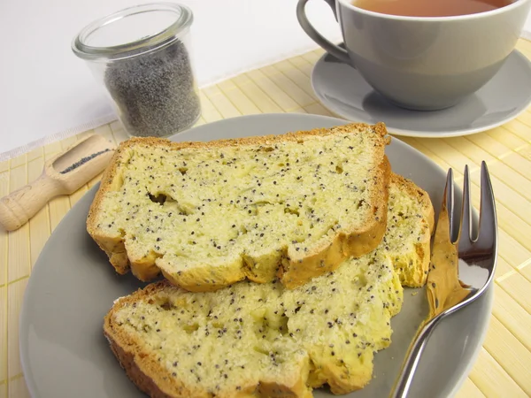 stock image Poppy seed cake