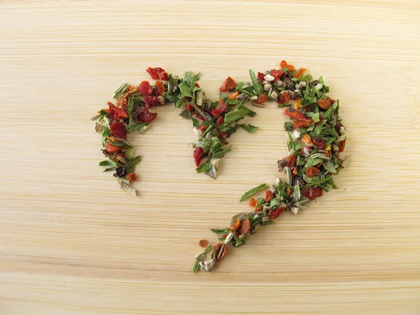 Stock image Heart of herb pepper