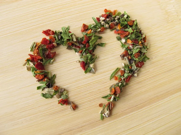 stock image Heart of herb pepper