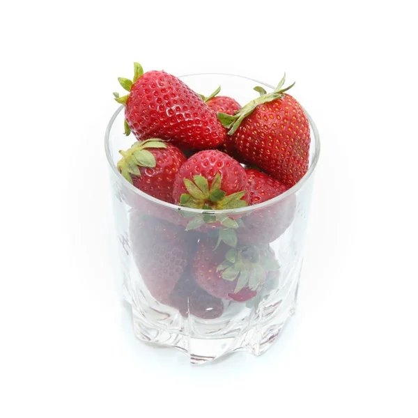 杯草莓汁 — 图库照片