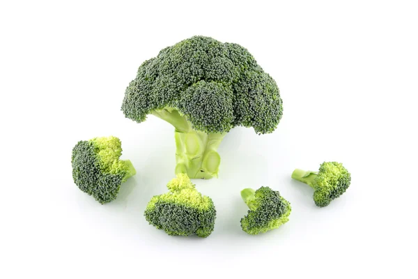 Broccoli izolat — Fotografie, imagine de stoc