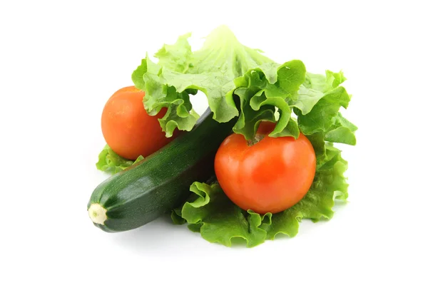 Abobrinha e tomate — Fotografia de Stock