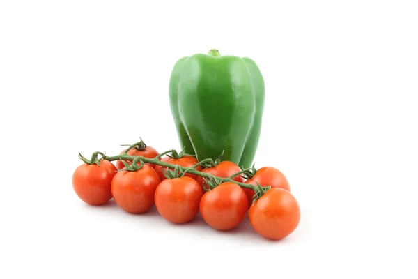 Paprika en cherry tomaten — Stockfoto