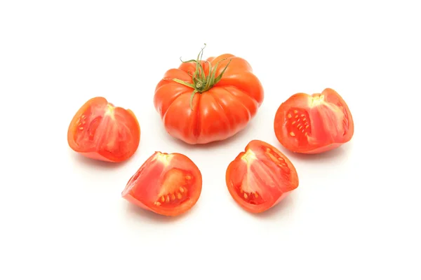 Tomates de bife seção transversal — Fotografia de Stock