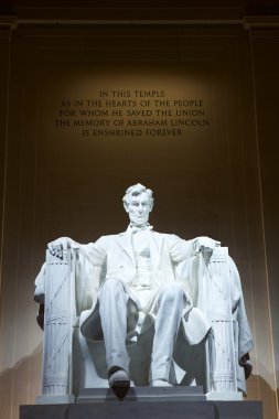 Statue of Abraham Lincoln clipart