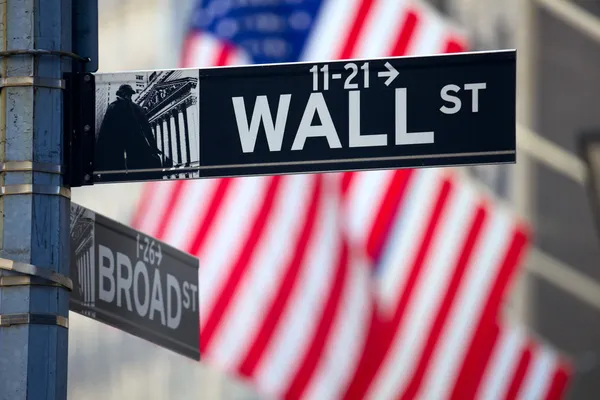 Wall Street Sign — Stock Photo, Image