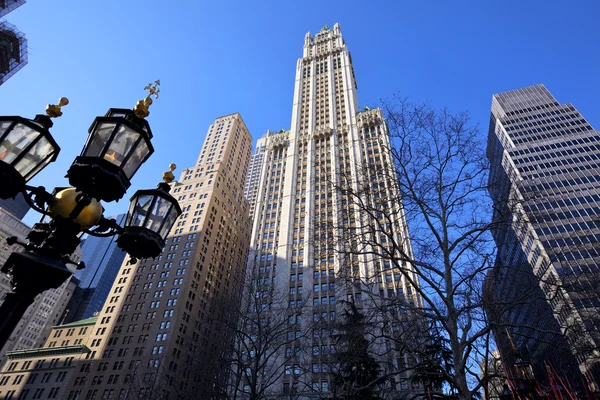 Grattacieli di Lower Manhattan — Foto Stock