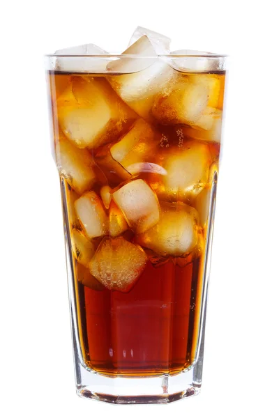 Cola mit Eis — Stockfoto