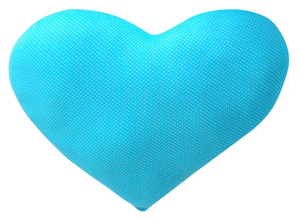 Подушка в форме сердца. Isolated — стоковое фото