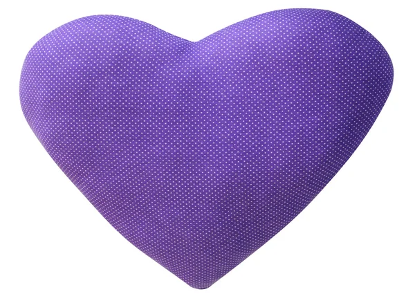 Σχήμα καρδιάς μαξιλάρι. απομονωμένη — Φωτογραφία Αρχείου