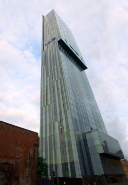 Manchester UK Hilton Beetham Tower Editorial clipart