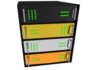 Gold Silver Bronze Server Rack Hosting