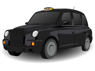 siyah Londra hackney carriage