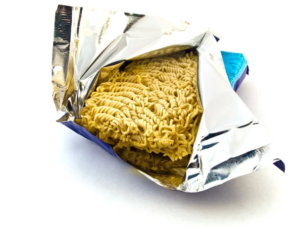 stock image Dried Egg Ramen Noodles in Foil