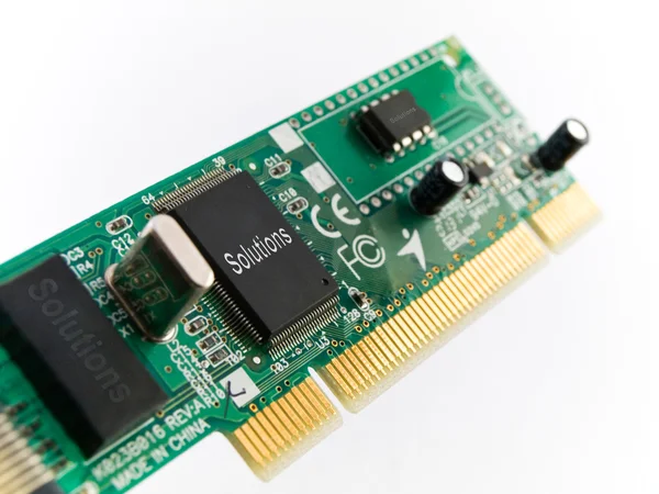 Placa de circuito de soluções PCI em branco — Fotografia de Stock