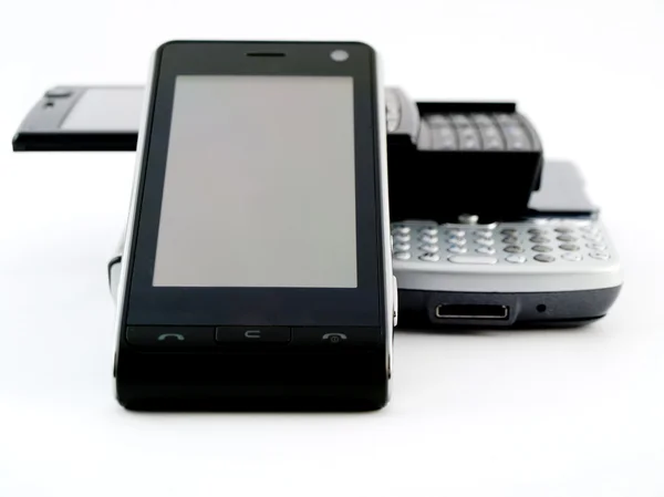 Ένα κινητό κινητό τηλέφωνο οθόνης για εφαρμογές για κινητά — Φωτογραφία Αρχείου