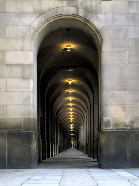 stock image Endless Tunnel Brick Arch