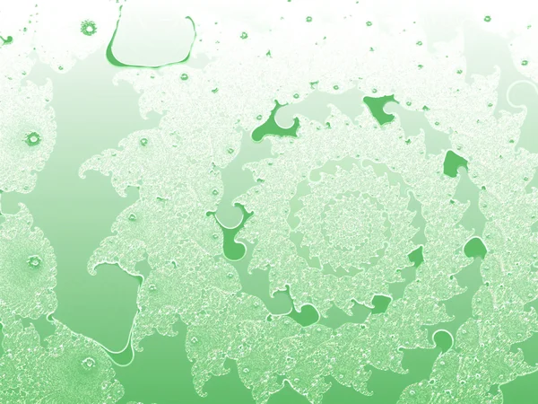 Diseño fractal superficial liso 2d verde claro — Foto de Stock