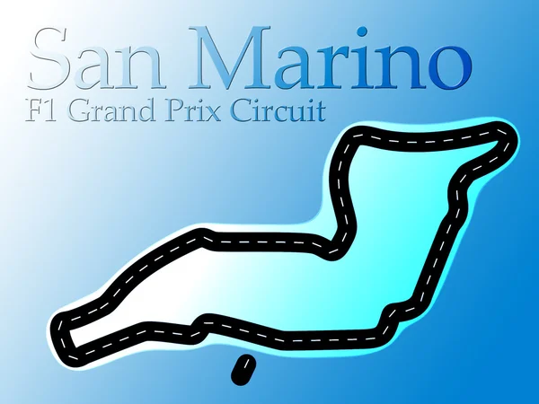 Circuito de Corridas Enzo e Dino Ferrari San Marino F1 — Fotografia de Stock