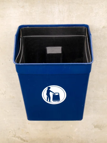 Garbage Rubbish Bin in Public for Litter — Stock Photo, Image