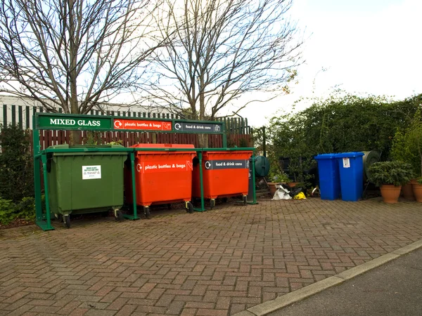 stock image Various Items Recycling Drop-off Point