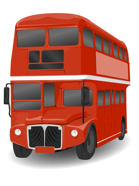Roter londoner routemaster bus — Stockfoto