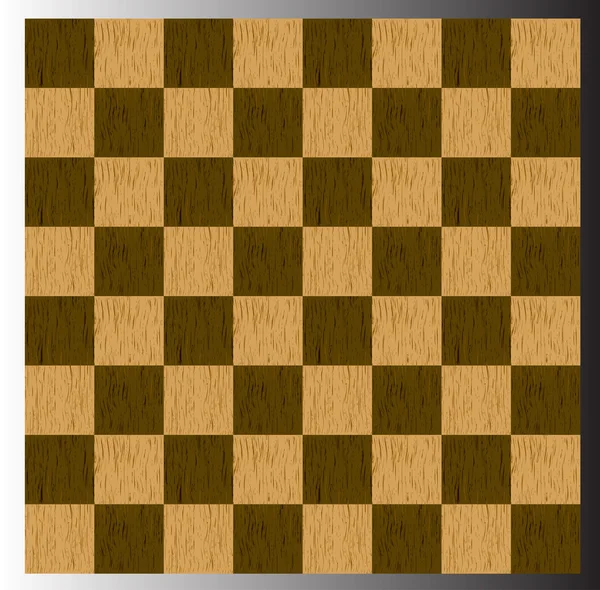 Geleneksel 2d ahşap satranç tahtası illüstrasyon — Stok fotoğraf