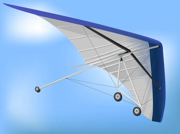 Hanglider paragliding vleugel vliegen — Stockfoto