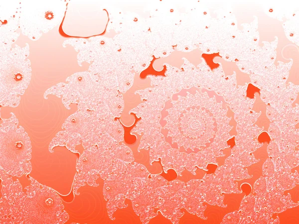 Rode fractal ontwerp achtergrond — Stockfoto