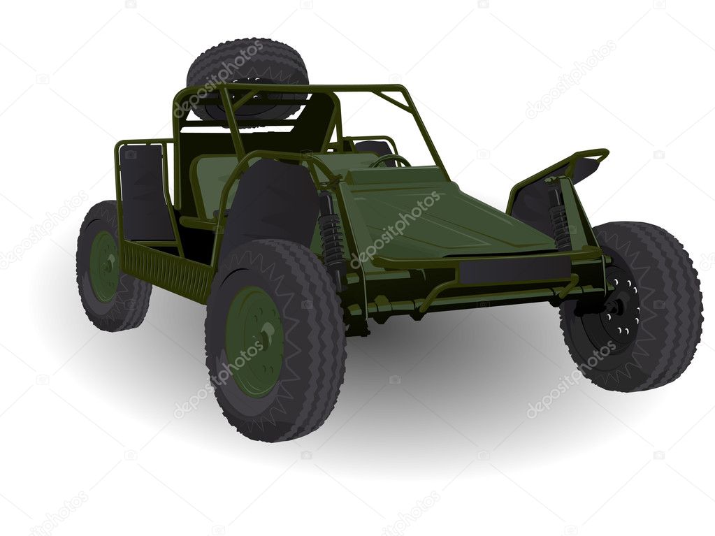 Army Dune Buggy Go-cart Vehicle