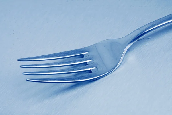 Närbild av gaffel — Stockfoto