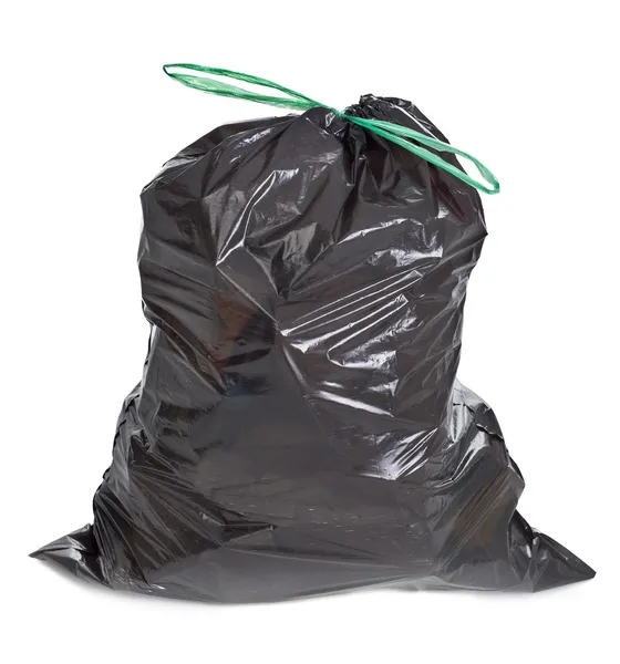 Tied garbage bag — Stok fotoğraf