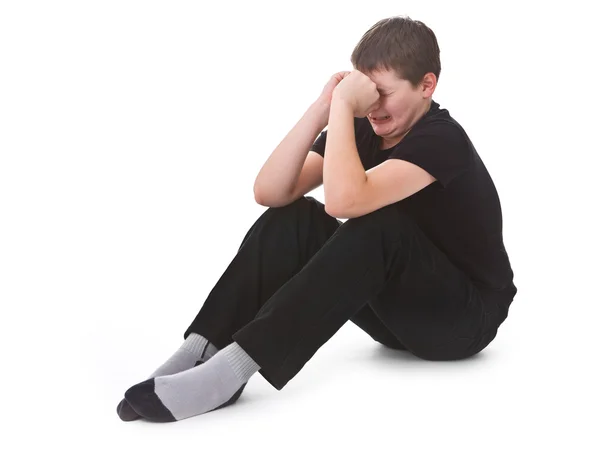 Sad kid crying — Stock Photo, Image