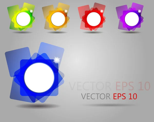 抽象的なフレームの色 — Stockový vektor