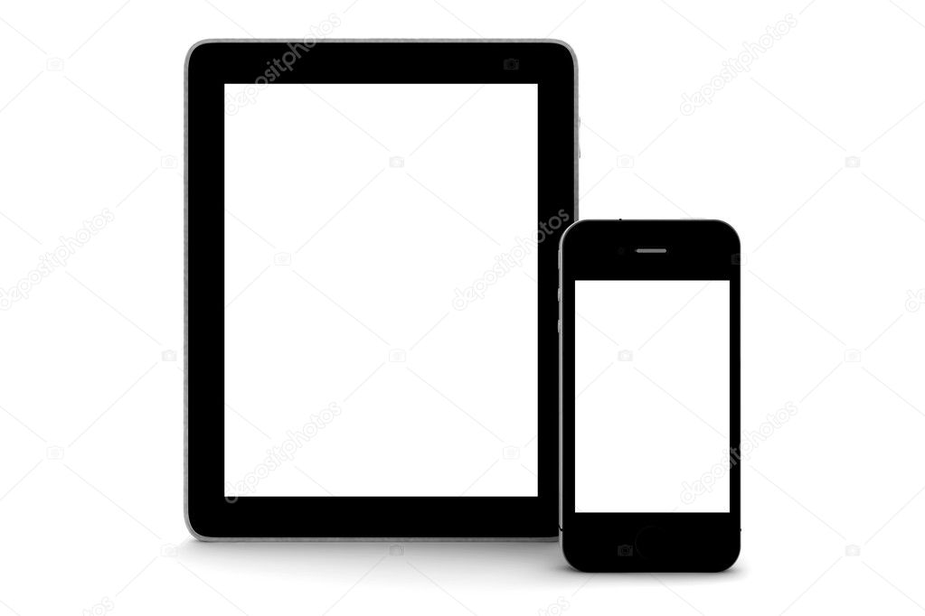 Tablet and phone