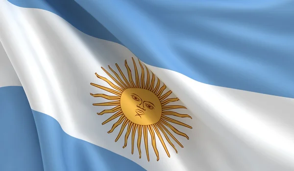 Flaga Argentyny — Zdjęcie stockowe