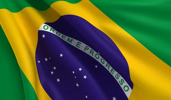 Bandiera del Brasile — Foto Stock