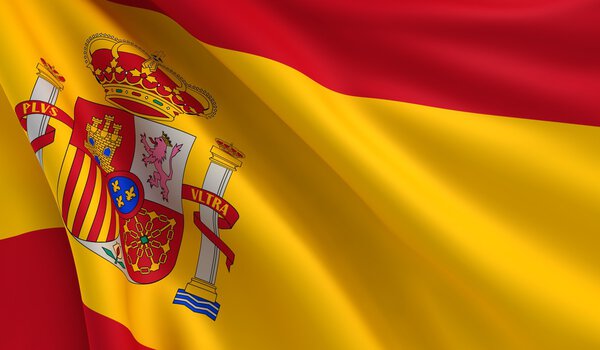 Bandera de España — Foto de Stock