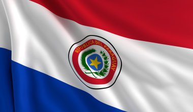 Flag of Paraguay clipart