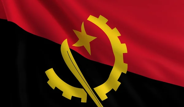 Drapeau de l'Angola — Photo