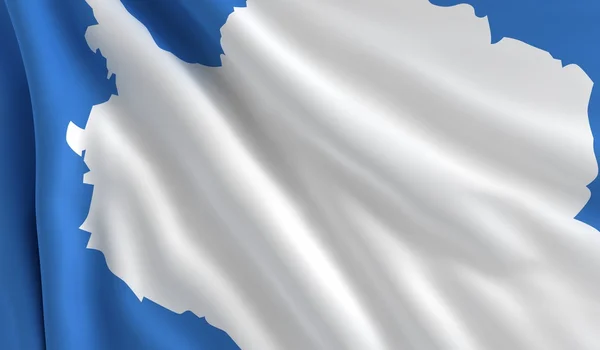 남극 대륙의 깃발 — 스톡 사진