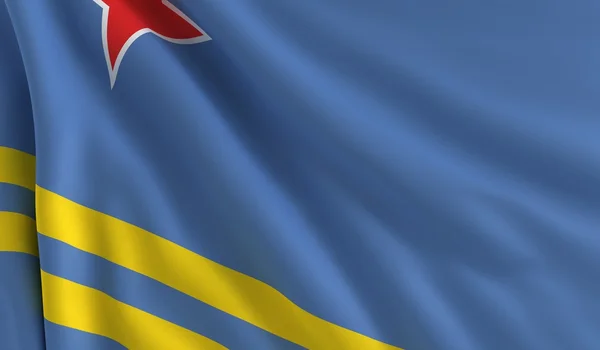 Bandiera di aruba — Foto Stock