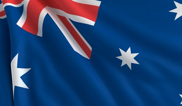 Australias flagg – stockfoto