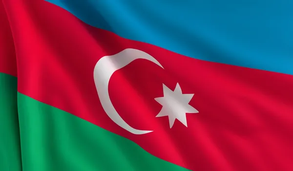 Bandera de Azerbaijan —  Fotos de Stock