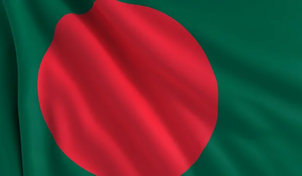 Σημαία του Μπανγκλαντές — Φωτογραφία Αρχείου
