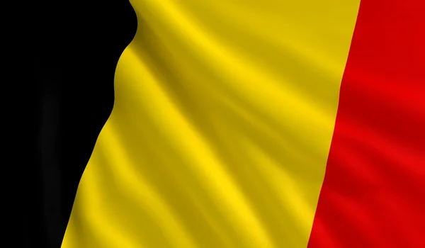 Flagge Belgiens — Stockfoto