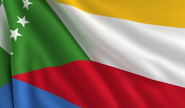 Flag of Comoros — Stock Photo, Image