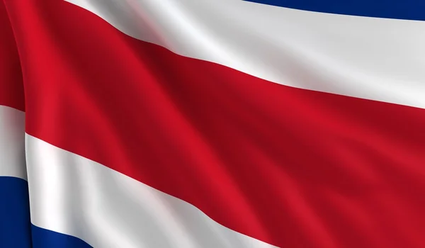 Vlag van Costa Rica — Stockfoto